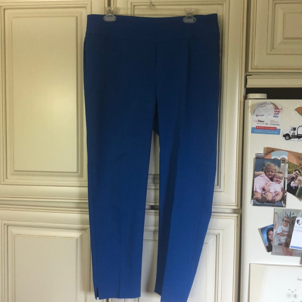 Vibrant Blue Women’s Cropped Pants